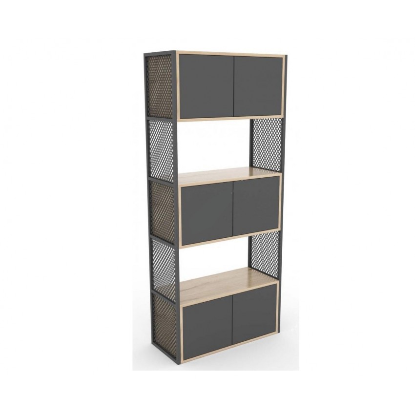 FLAT METAL AKSAMLI DOLAP 80X190